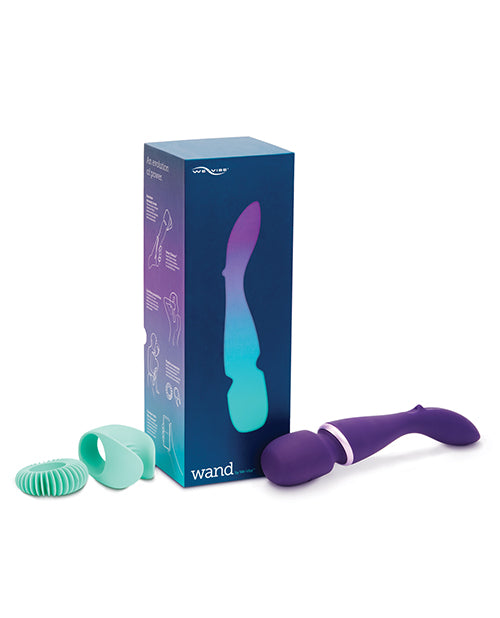 We-vibe Vibrating Wand W/two Attachments - Purple