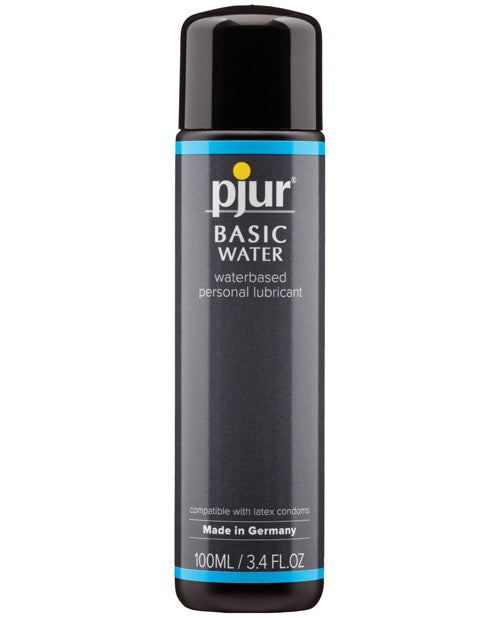 Pjur Basic Water Based Lubricant - 100 Ml Bottle - Silicone Toy Safe