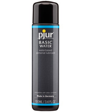 Pjur Basic Water Based Lubricant - 100 Ml Bottle - Silicone Toy Safe