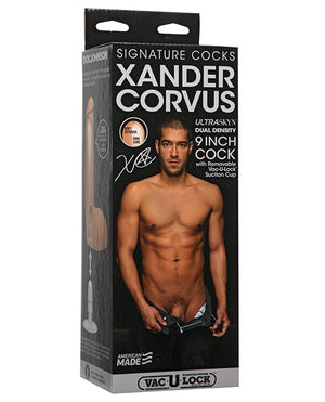 Signature Cocks Ultraskyn 9" Cock W/removeable Vac-u-lock Suction Cup - Xander Corvus