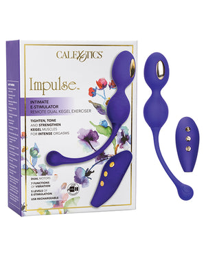 Impulse Intimate Estim Remote Dual Kegel Exerciser - Blue