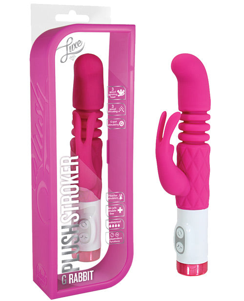 Blush Luxe G Rabbit Plush Stroker - Pink