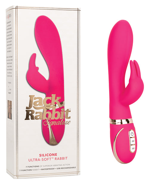 Jack Rabbit Signature Silicone Ultra Soft Rabbit - Pink