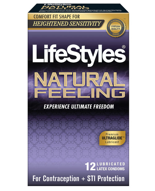 Lifestyles Natural Feeling Condoms - Pack Of 12