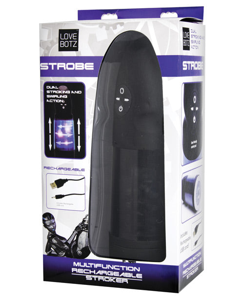 Lovebotz Strobe Rechargeable Stroker - Multi Function