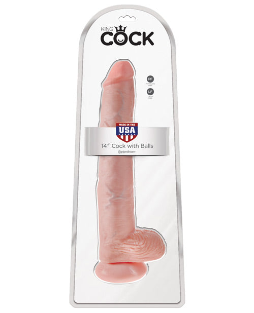 "King Cock 14"" Cock W/balls"