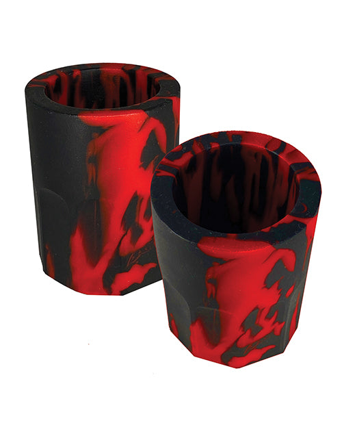 Oxballs Hognips 2 Nipple Suckers - Red/black