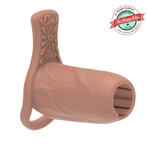 Pleasure Sleeves - 50% Increase Penis Sleeve W/Grind Pad - Clit Stimulator - Core L Girth Enhancer