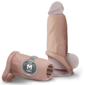Pleasure Sleeves Slim - Open-Ended Penis Sleeves - 25% Increase Core M Girth Enhancer