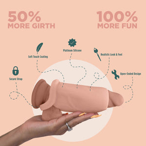 Pleasure Sleeves - 50% Increase Penis Sleeve - Large Girth Enhancer