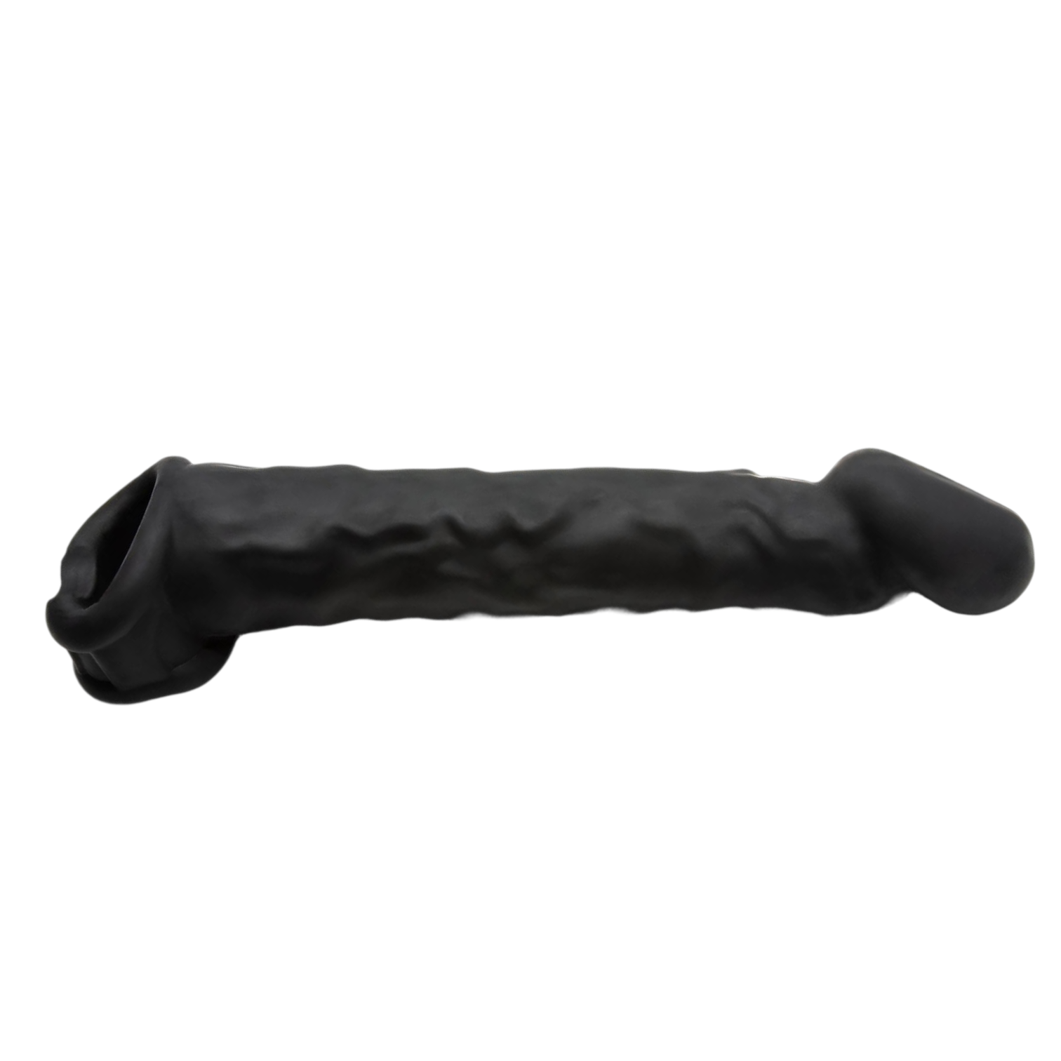 Oxballs Muscle Ripped Inner Ribbed Velvet-Smooth Cocksheath - Special Edition Black